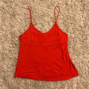 Red H&M Basic Tank